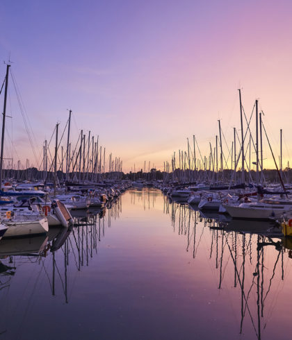 Sonnenuntergang Port La Forêt