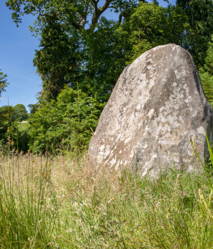 Menhir von Keruel Saint-Evarzec