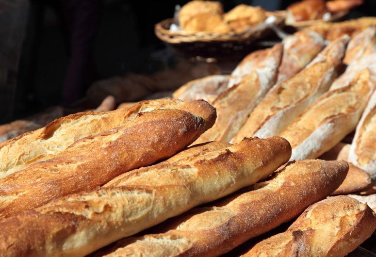 Baguettes at Market in France