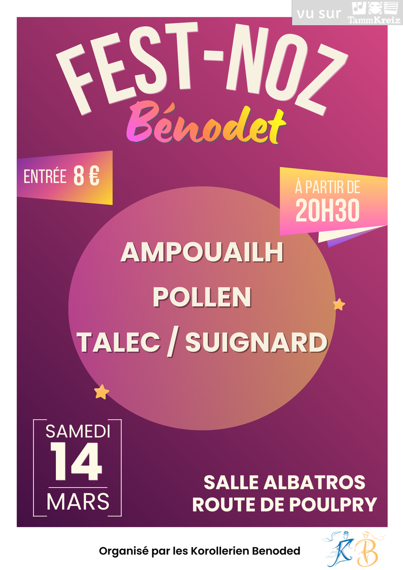 fest noz bénodet affiche