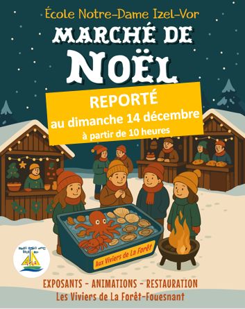 report marché de Noël 14.12