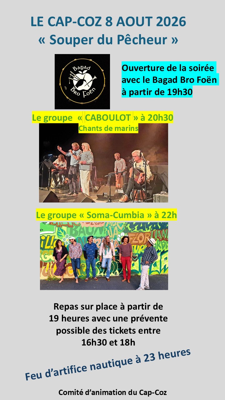 souper du pecheur cap-coz 8 aout