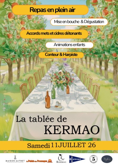 tablée de kermao 11 juillet 2026